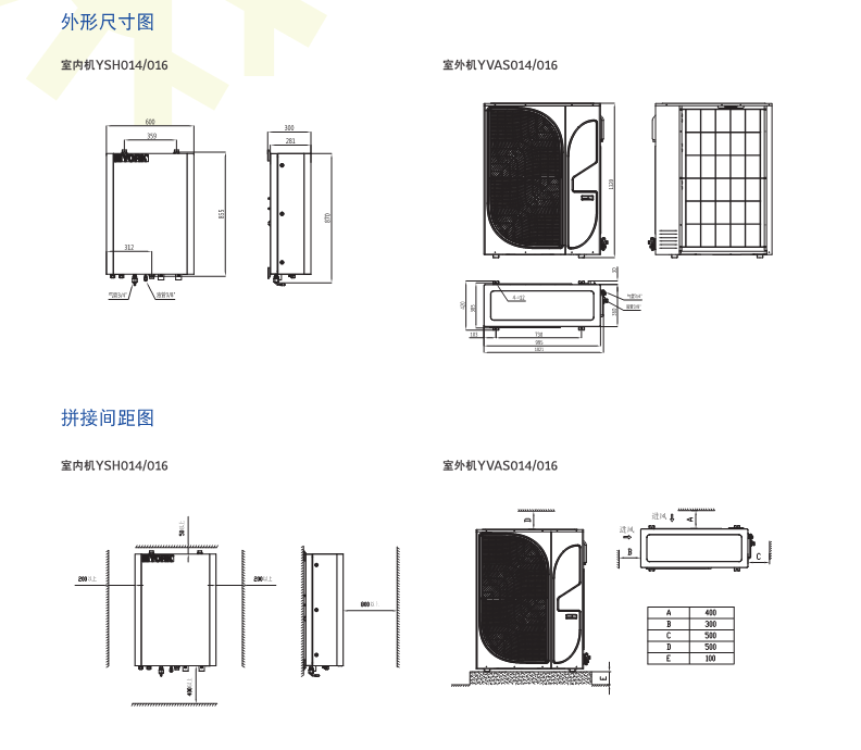 YVAS超低溫全變頻風(fēng)冷冷水/熱泵機(jī)組